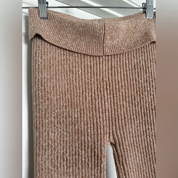 Aerie foldover ribbed  sweater leggings size small - Picture 3 of 5